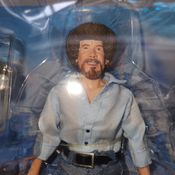 Bob Ross “The Joy of Painting” Collectible Action Figure – NECA, New in Box - Picture 7 of 11